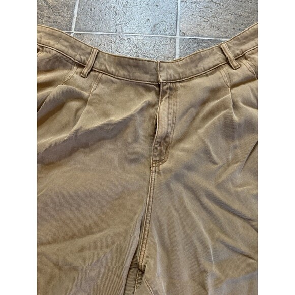 Lane Bryant Womens High Rise Wide Leg Trouser Fluid Jeans Tigers Eye Size 22 - Picture 2 of 6